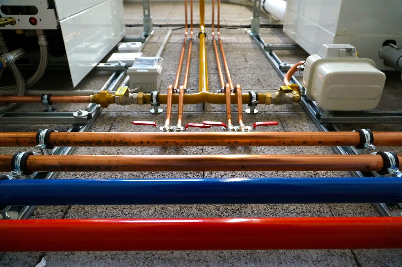 tubes, plumbing, heater